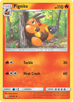 Pokemon Cosmic Eclipse Pignite - 32