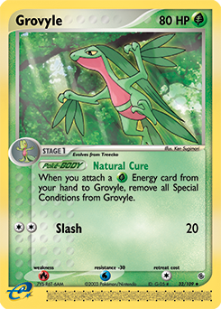 Pokemon Ruby & Sapphire Grovyle - 32