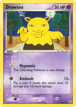 Pokemon FireRed & LeafGreen Drowzee - 32