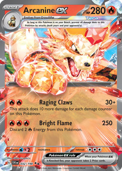Pokemon Scarlet & Violet Arcanine ex - 32