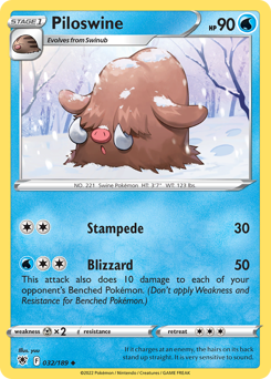 Pokemon Astral Radiance Piloswine - 32