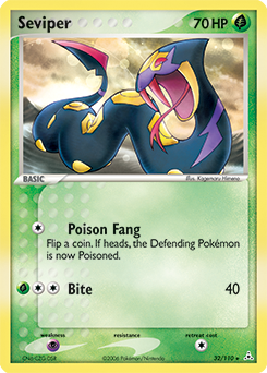 Pokemon Holon Phantoms Seviper - 32