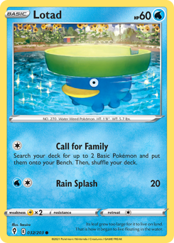 Pokemon Evolving Skies Lotad - 32