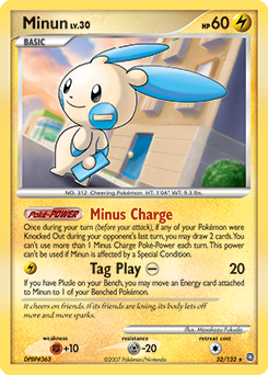 Pokemon Secret Wonders Minun - 32