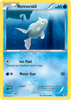 Pokemon BREAKthrough Remoraid - 32