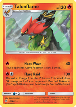 Pokemon Unified Minds Talonflame - 32