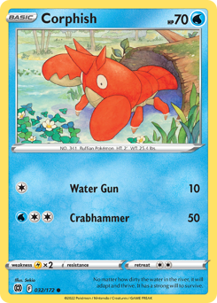 Pokemon Brilliant Stars Corphish - 32
