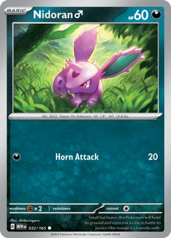 Pokemon 151 Nidoran ♂ - 32