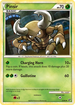 Pokemon HS—Undaunted Pinsir - 32
