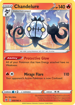 Pokemon Rebel Clash Chandelure - 33