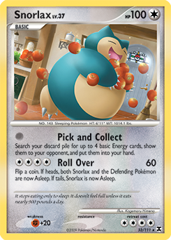 Pokemon Rising Rivals Snorlax - 33