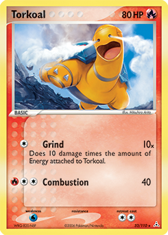 Pokemon Holon Phantoms Torkoal - 33