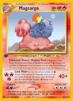 Pokemon Neo Revelation Magcargo - 33