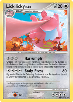 Pokemon Platinum Lickilicky - 33