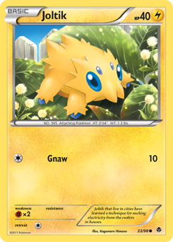 Pokemon Emerging Powers Joltik - 33