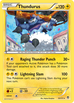 Pokemon Furious Fists Thundurus - 33