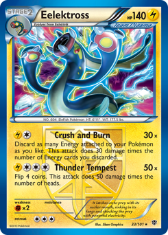 Pokemon Plasma Blast Eelektross - 33