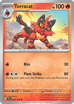Pokemon Temporal Forces Torracat - 33