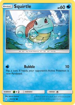 Pokemon Unbroken Bonds Squirtle - 33