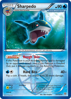 Pokemon Plasma Storm Sharpedo - 33