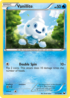 Pokemon Dark Explorers Vanillite - 33