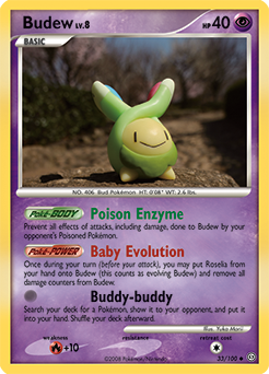 Pokemon Stormfront Budew - 33