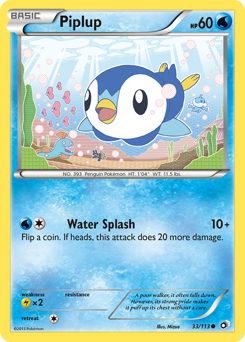 Pokemon Legendary Treasures Piplup - 33