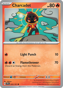 Pokemon Surging Sparks Charcadet - 33