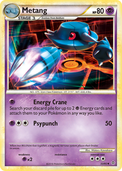 Pokemon HS—Unleashed Metang - 33