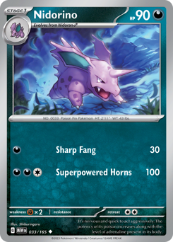 Pokemon 151 Nidorino - 33