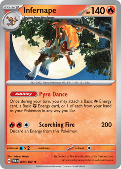 Pokemon Twilight Masquerade Infernape - 33