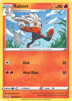 Pokemon Sword & Shield Raboot - 33