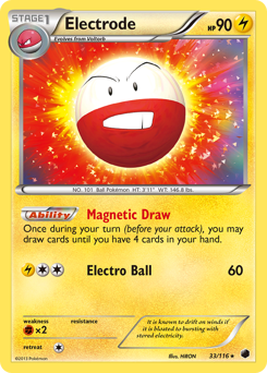 Pokemon Plasma Freeze Electrode - 33