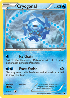 Pokemon Noble Victories Cryogonal - 33