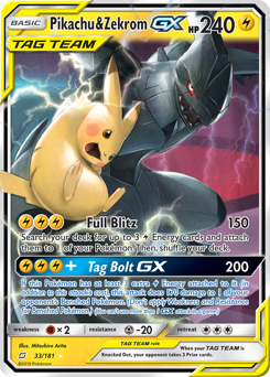 Pokemon Team Up Pikachu & Zekrom-GX - 33