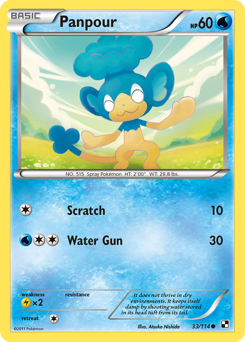 Pokemon Black & White Panpour - 33