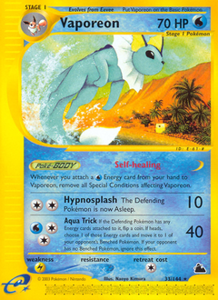 Pokemon Skyridge Vaporeon - 33