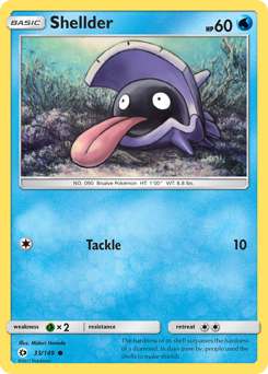 Pokemon Sun & Moon Shellder - 33