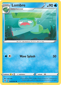 Pokemon Evolving Skies Lombre - 33