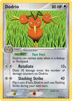 Pokemon Hidden Legends Dodrio - 33