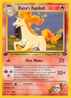 Pokemon Gym Challenge Blaine's Rapidash - 33