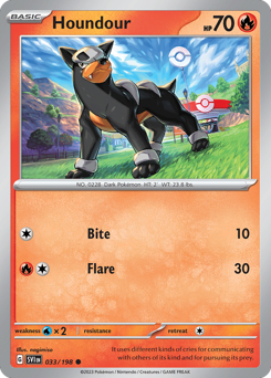 Pokemon Scarlet & Violet Houndour - 33