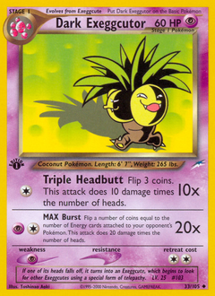 Pokemon Neo Destiny Dark Exeggutor - 33