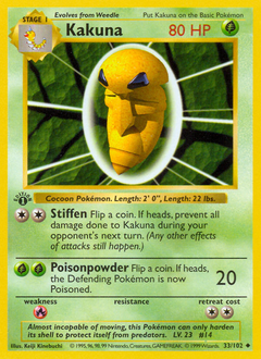 Pokemon Base Kakuna - 33