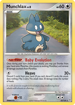 Pokemon Diamond & Pearl Munchlax - 33