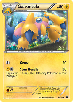 Pokemon Emerging Powers Galvantula - 34