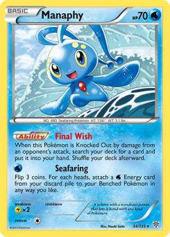 Pokemon Plasma Storm Manaphy - 34