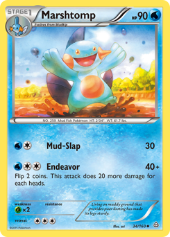 Pokemon Primal Clash Marshtomp - 34