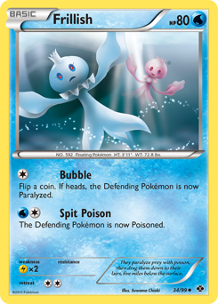 Pokemon Next Destinies Frillish - 34