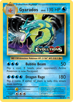 Pokemon Evolutions Gyarados - 34